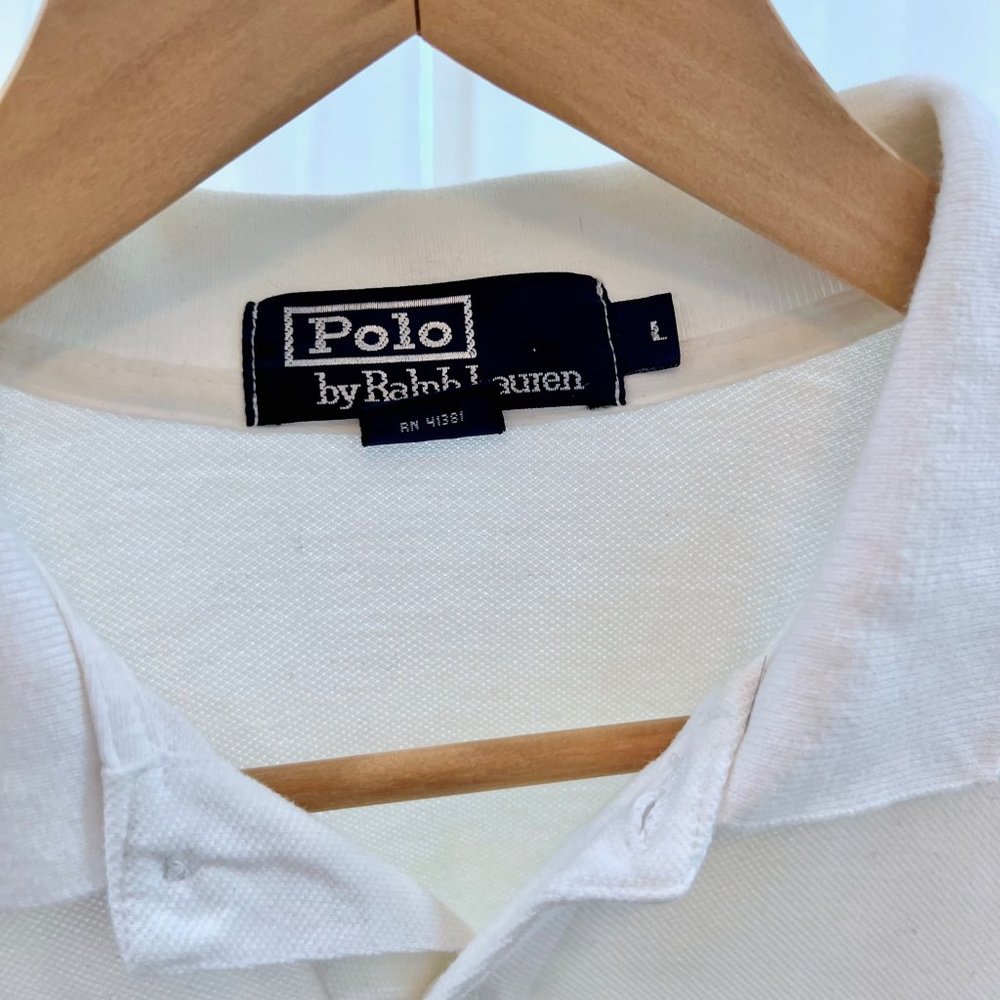 Ralph Lauren Polo Bear White Polo Shirt. - Picture 4 of 5